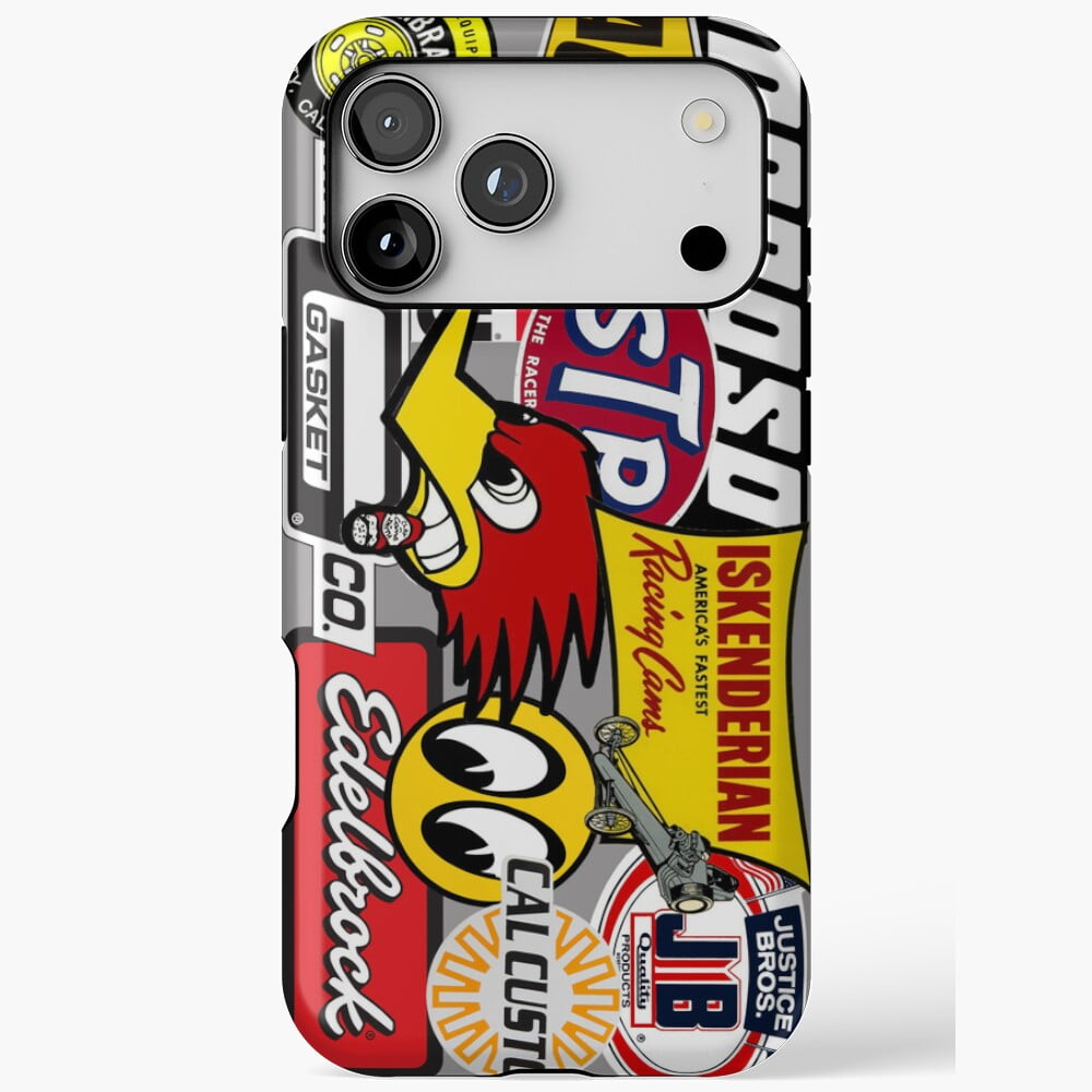 Car Racing Sticker JDM Sport Cover for iPhone 11 12 13 14 15 16 17 Pro ...