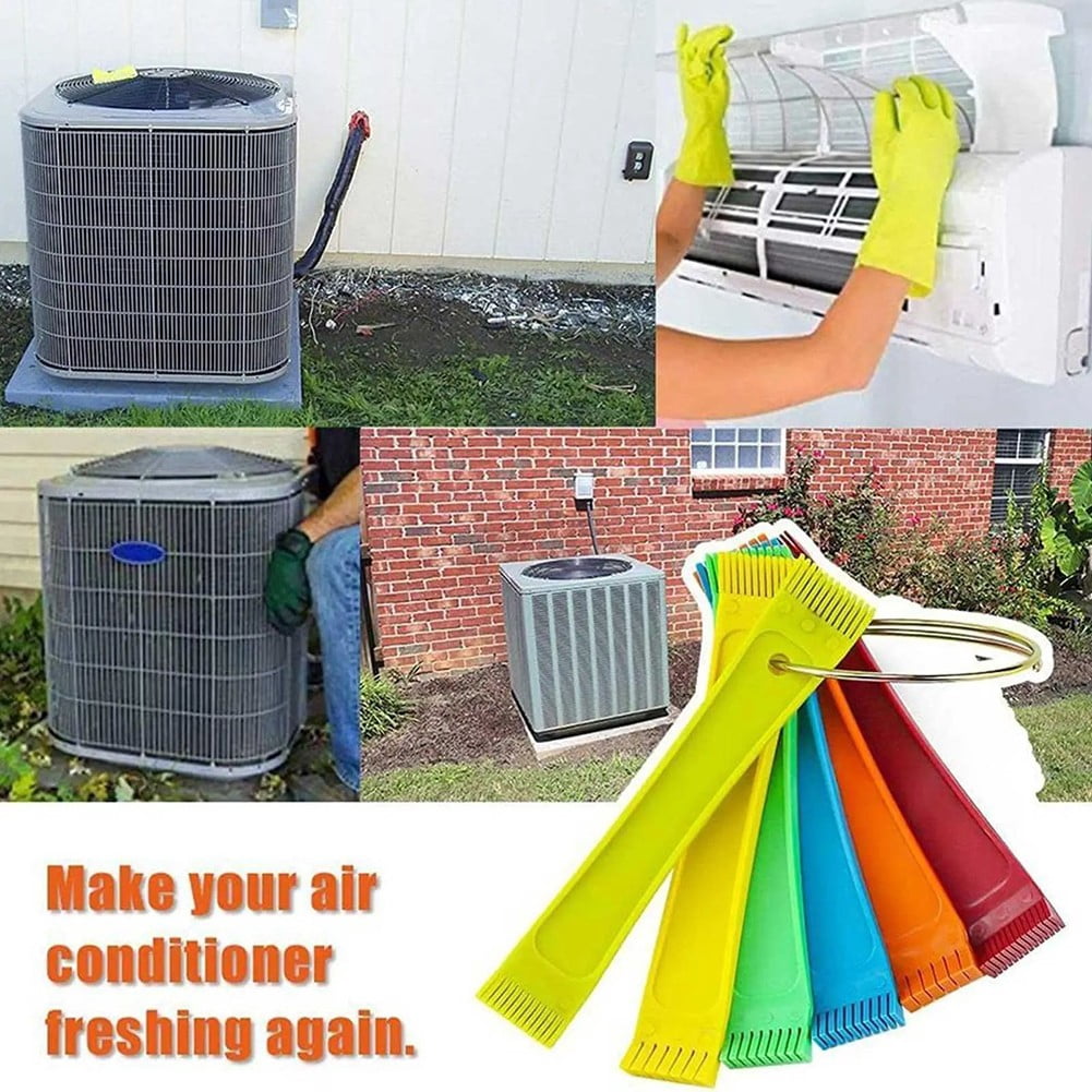 Car Radiator Condenser Fin Comb Set Air Conditioner Hand Cleaning Tool ...