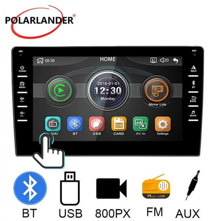 Car Radio 1 DIN 8 Inch Without GPS for Android FM WMA/WAV/FLAC DVR Bluetooth Multi-Language Touch Screen Mobile Internet MP5