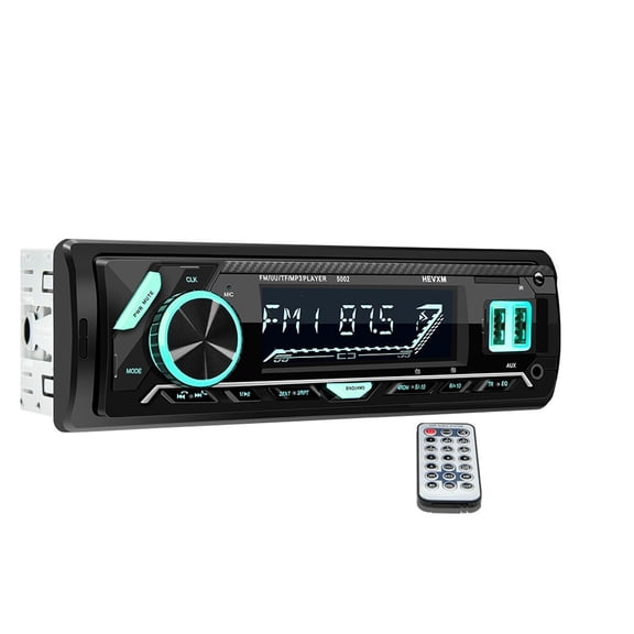 Car Radio 1 DIN Bluetooth FM Audio Player Stereo Music Call Handsfree Car MP3 Player With Steering Wheel Remote Control AUX USB ,Multi-Transmission
