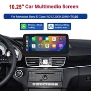 Car Radio 10.25" Touchscreen for Mercedes Benz E Class W212 with NTG5.0 System 2015-2016 Support Wireless Apple Carplay/Android Auto Mirror Link