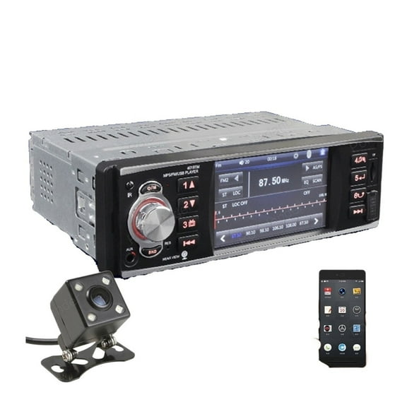 Car Radio 4 Inch HD USB / SD /FM Stereo Bluetooth MP5 Player With Rear Camera Phone Screen ,Multi-Transmission
