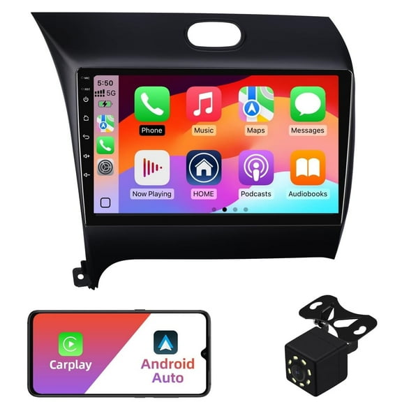 For For Kia Cerato K3 Forte 2013-2018 Car Radio Stereo GPS 9 Inch Android 13 IPS Wireless Carplay/Android Auto SWC