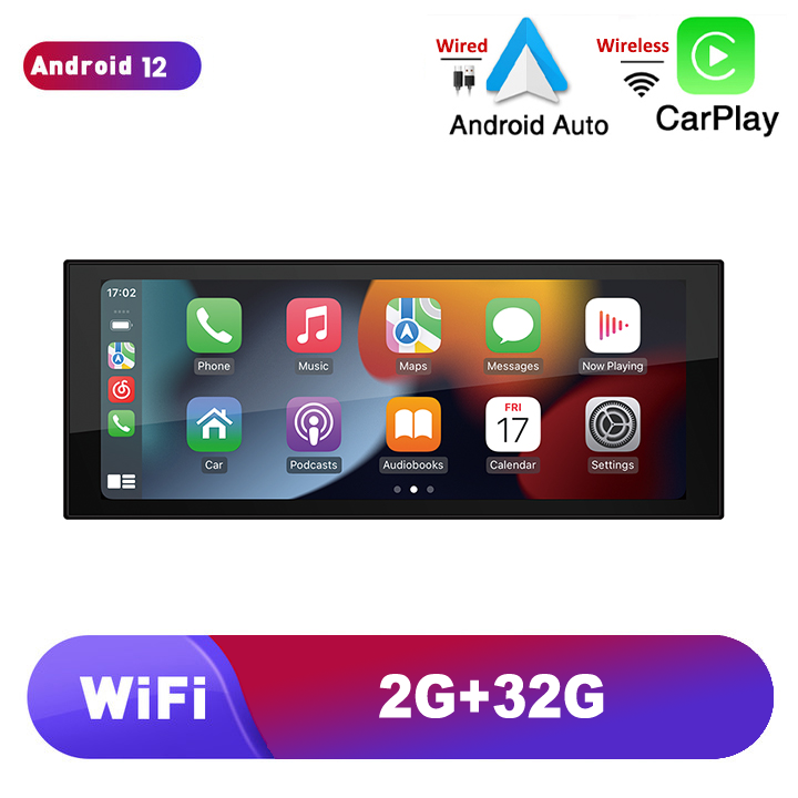 Car Radio Android Universal 1Din 6.86 Inch Touch Screen Wireless ...