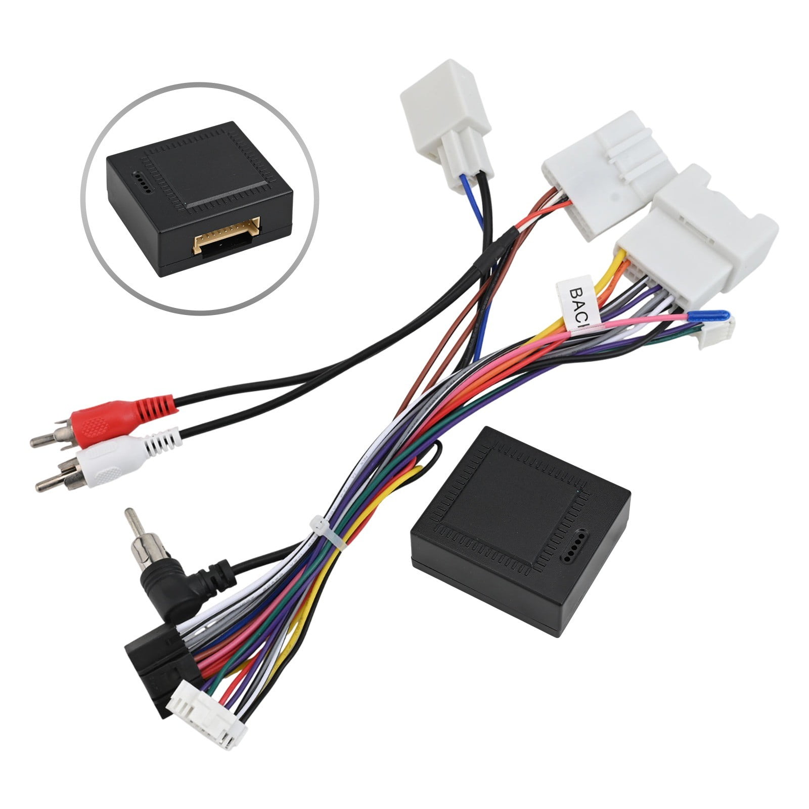 Car Radio Audio For Android Power Harness Adapter + Canbus Box For ...
