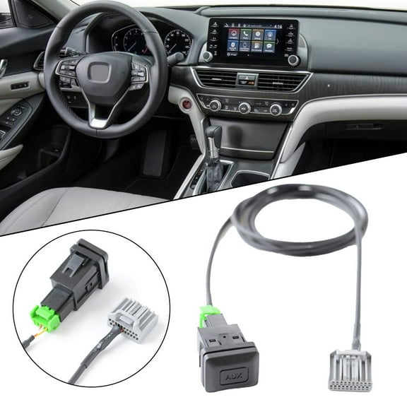 Car Radio Aux Input Cable Adapter for Honda for Civic 8th Generation