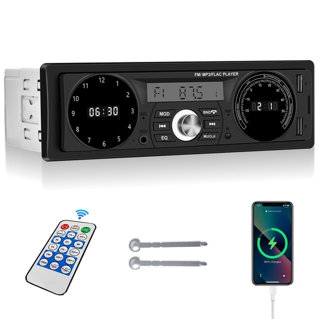 Car Radio Bluetooth Car Stereo, Sehmtoo 1 Din Bluetooth Car Radio ...