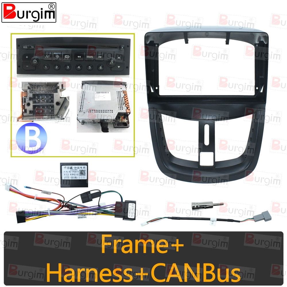 Ossuret Autoradio voor Peugeot 207 207CC (2006-2015), 9 Inch Android 13
