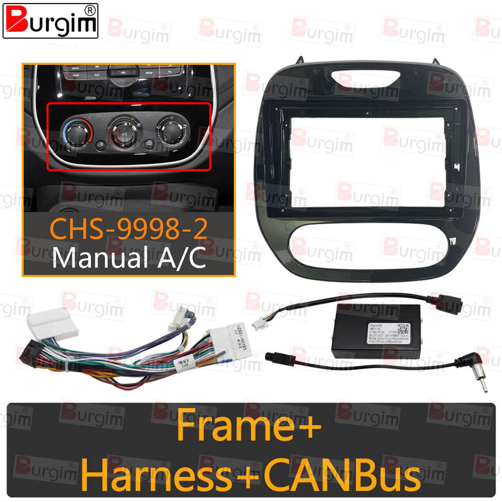 Autoradio Android 15 Pour Renault Kaptur/Captur (2014-2019) – Écran 9 Pouces, 6Go RAM, 128Go ROM – CarPlay/Android Auto Sans Fil, 4G, GPS