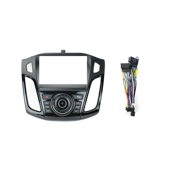 Car Radio Fascia Installation Panel For Ford For Focus 3 Mk 3 2011- 2019 Android 2 Din Stereo Mounting Bezel Faceplate Frame Kit