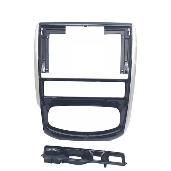 Car Radio Fascia for Renault Duster 2010-2015, Dash Board Bezel Cover Modification Replacement Dash Panel Accessories-black