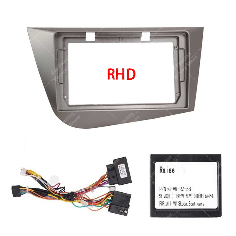 11-5831 RNS510 VW Shape RHD 2 DIN Fascia Plastic Panel SEAT Leon Mk2 ( 2005-2012) £39.19 - UK