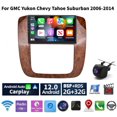 thumbnail image 1 of Car Radio for GMC Yukon Chevy Tahoe Suburban 2006-2014, 9"" Touchscreen Android 13 Support Carplay Android Auto Navigation Bluetooth Radio Video Steering Wheel Control Camera 2G+32G,Black, 1 of 9