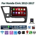 thumbnail image 1 of Car Radio for Honda Civic 2013-2017, 9" Touchscreen Android 13 Support Carplay Android Auto Navigation Bluetooth Radio Video Steering Wheel Control Rear Camera 2G+32G,Black, 1 of 12