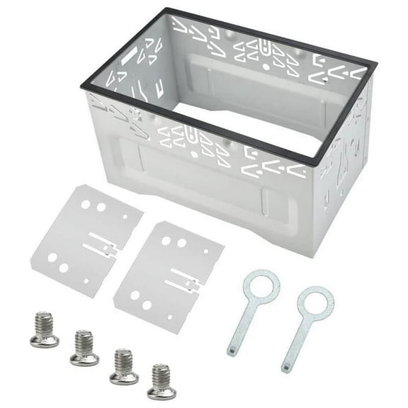 Car Radio Installation Frame Universal 2DIN Double DIN Metal Frame Installation Slot Car DVD Player, GPS Navigation