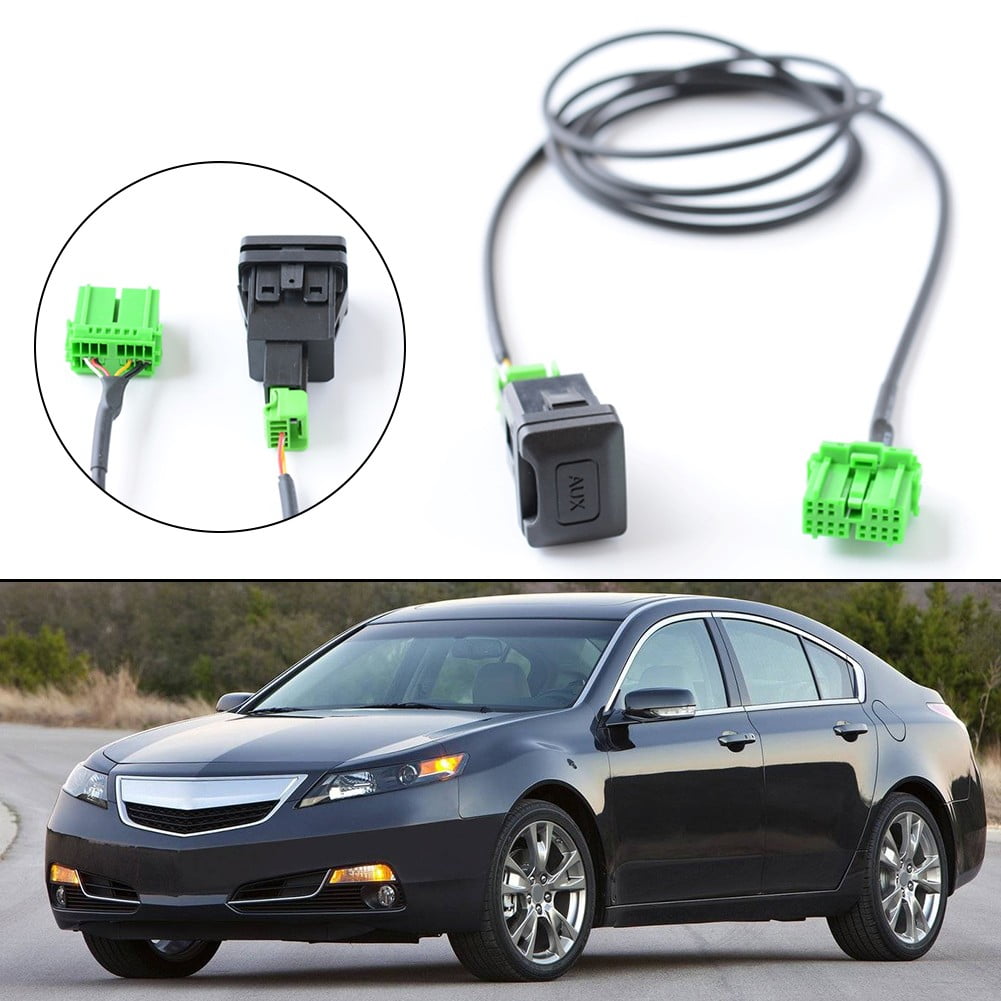 Car Radio Music Aux Input Cable Adapter For Honda For Odyssey For MDX