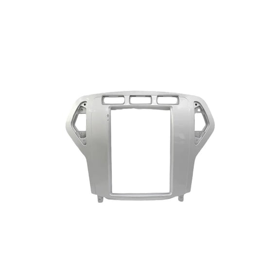 Car Radio Panel 9.7 Inch For FORD MONDEO 2007-2010, Car DVD Frame Audio Dash Trim Refit Facia Panel Radio Player Screen Dash Kit -silver