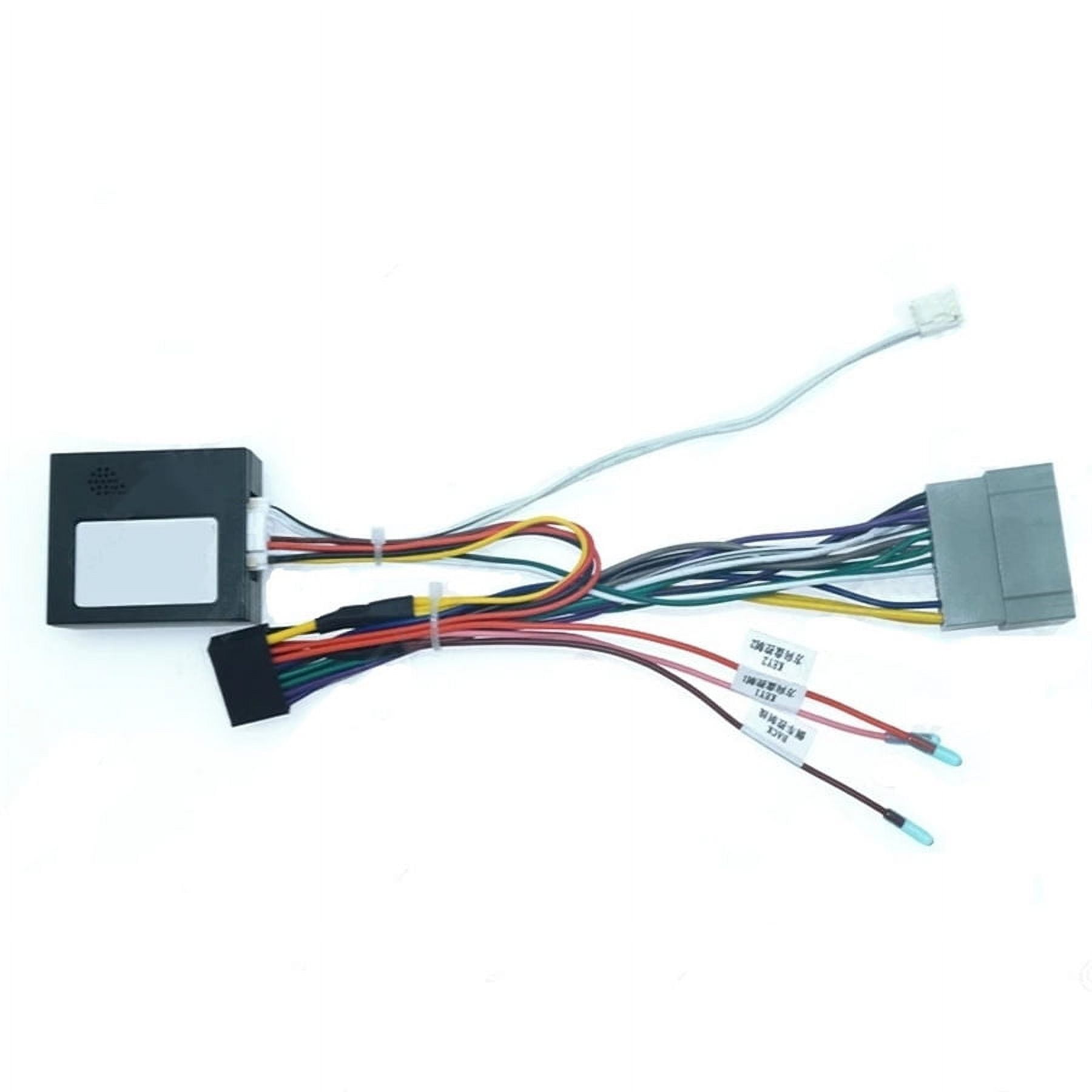 Car Radio Power Cable Adapter with Canbus Box For Jeep Compass 2007