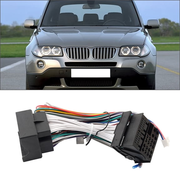 Car Radio Stereo 16Pin Wiring Harness Power Cable For BMW X3 E83 2006-2010