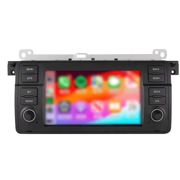 Car Radio Stereo For BMW E46 3 Series 1998-2004, 4+64GB 7 Inch Car Stereo TouchScreen GPS, Wireless CarPlay & Android Auto, Backup Camera /WiFi/FM/Bluetooth/SWC