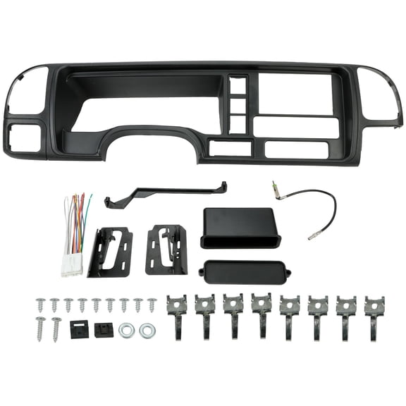 Car Radio Stereo Double Din Dash Kit Panel Wire Harness FOR 95-02 GMC Truck SUV