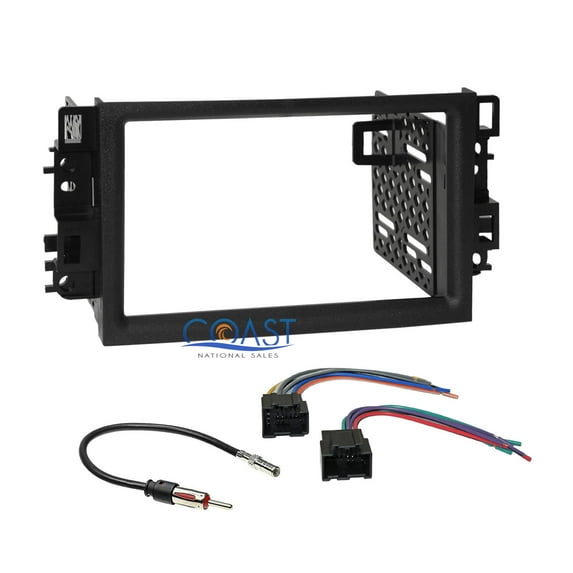 Car Radio Stereo Double Din Dash Kit Wire Harness for 2007-2011 Chevrolet Aveo