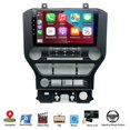 thumbnail image 1 of Car Radio Stereo for Ford Mustang 2015-2021, 9" Touchscreen Android 13 Support Carplay Android Auto Navigation Bluetooth Radio Video Mirror Link Steering Wheel Control Camera 2G+32G,Black, 1 of 8