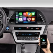 Car Radio Stereo for Hyundai Sonata 2015-2017, Carplay Andriod Auto GSP Navigation FM Bluetooth Wifi SWC, Android 13 9 Inch Touchscreen Car Multifunctional Player