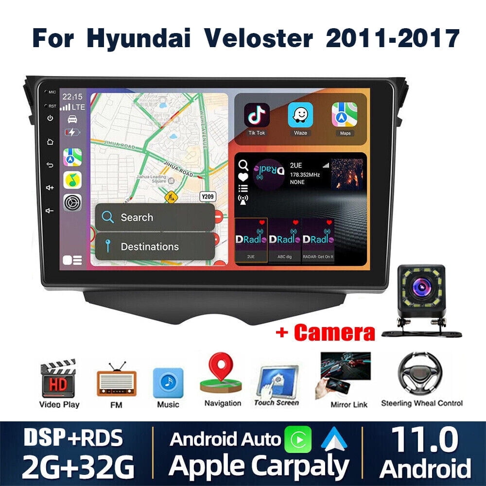 Car Radio Stereo for Hyundai Veloster 20112017, 9" Touchscreen Android