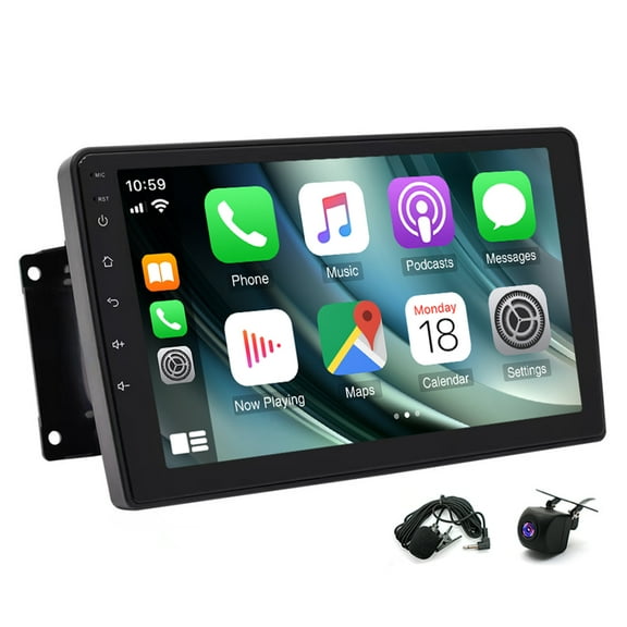 Car Radio Stereo for Jeep RAM Grand Caravan, Android 13 Wireless CarPlay Android Auto Multimedia Player, 9'' HD Touch Screen Support GPS Mirror Link SWC BT WiFi HiFi FM/RDS