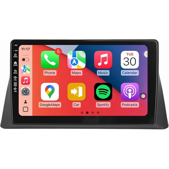 Car Radio Stereo for Jeep Wrangler JK 2007-2018 Dodge Ram 2009-2012, Android 13/ 10inch QLED IPS Touch Screen/Wireless Carplay/Android Auto/Bluetooth/GPS Navigation/WiFi/5G/1080P