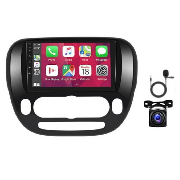 Car Radio Stereo for Kia Soul 2013-2019, Carplay Andriod Auto GSP Navigation FM Bluetooth Wifi SWC, Android 13 9 Inch Touchscreen Car Multifunctional Player