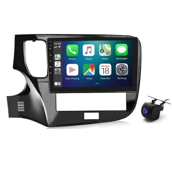 Car Radio Stereo for Mitsubishi Outlander 2020-2021, Carplay Andriod Auto GSP Navigation FM Bluetooth Wifi SWC, Android 13 10 Inch Touchscreen Car Multifunctional Player