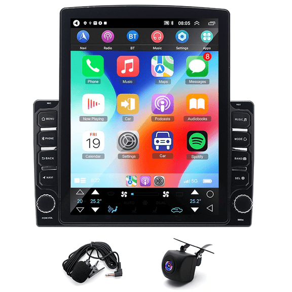 Car Radio Stereo for Dodge Durango 2004-2009 9.7" Android 13 Touchscreen Wireless Carplay, Car Stereo 4+64G Wifi GPS Navigation Android Auto