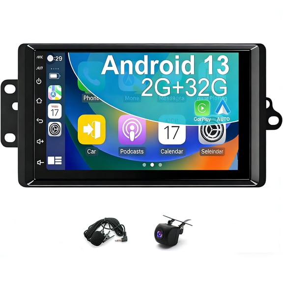 Car Radio Stereo for GMC Chevrolet 2003-2006 7" Android 13 Touchscreen Wireless Carplay, Car Stereo 2+32G Wifi GPS Navigation Android Auto