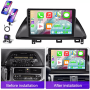 Car Radio Stereo for Honda Odyssey 2005-2010 10 Android 14 Touchscreen Wireless Carplay, Car Stereo 4+64G Wifi GPS Navigation Android Auto