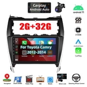 Car Radio Stereo for Toyota Camry 2012-2014 Android 13 car Navigation 10 inch Built-in Carplay + Android auto