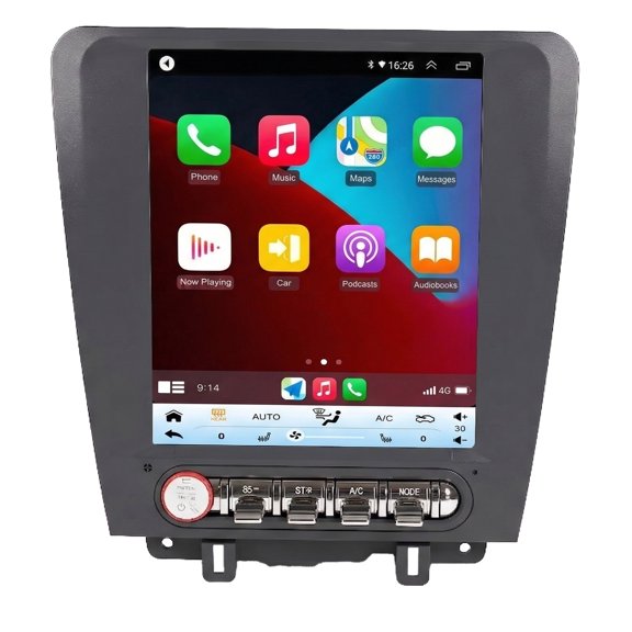 Car Radio Upgrade for Ford Mustang 2010-2014, 9.7" Touchscreen Head Unit, 2GB+32GB, CarPlay & Android Auto