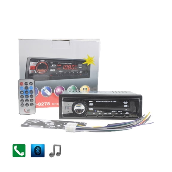 Car Radio car Stereo FM MP3 Audio Player Bluetooth function mobile phone hand free USB/SD card/MMC Port radios ,Easy to Install