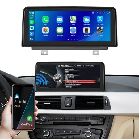 Car Radio for BMW 3/4 Series NBT System 10.25 Touch Screen Wireless Carplay/Android Auto for F30/F31/F32/F33/F34/F36 2012-2015 Years