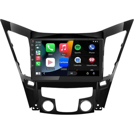 Car Radio for Hyundai Sonata 2011-2015, 9 Inch Touch Screen Car Stereo with GPS/FM/WiFi/USB,SWC,Wireless Carplay Android Auto 2GB+32GB