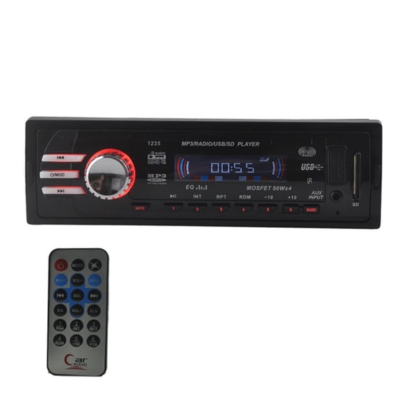 Car Radio player Stereo FM MP3 car Player USB/SD card auto Electronics In-Dash 5V cellphone charger one DIN ,High Volume Speakers
