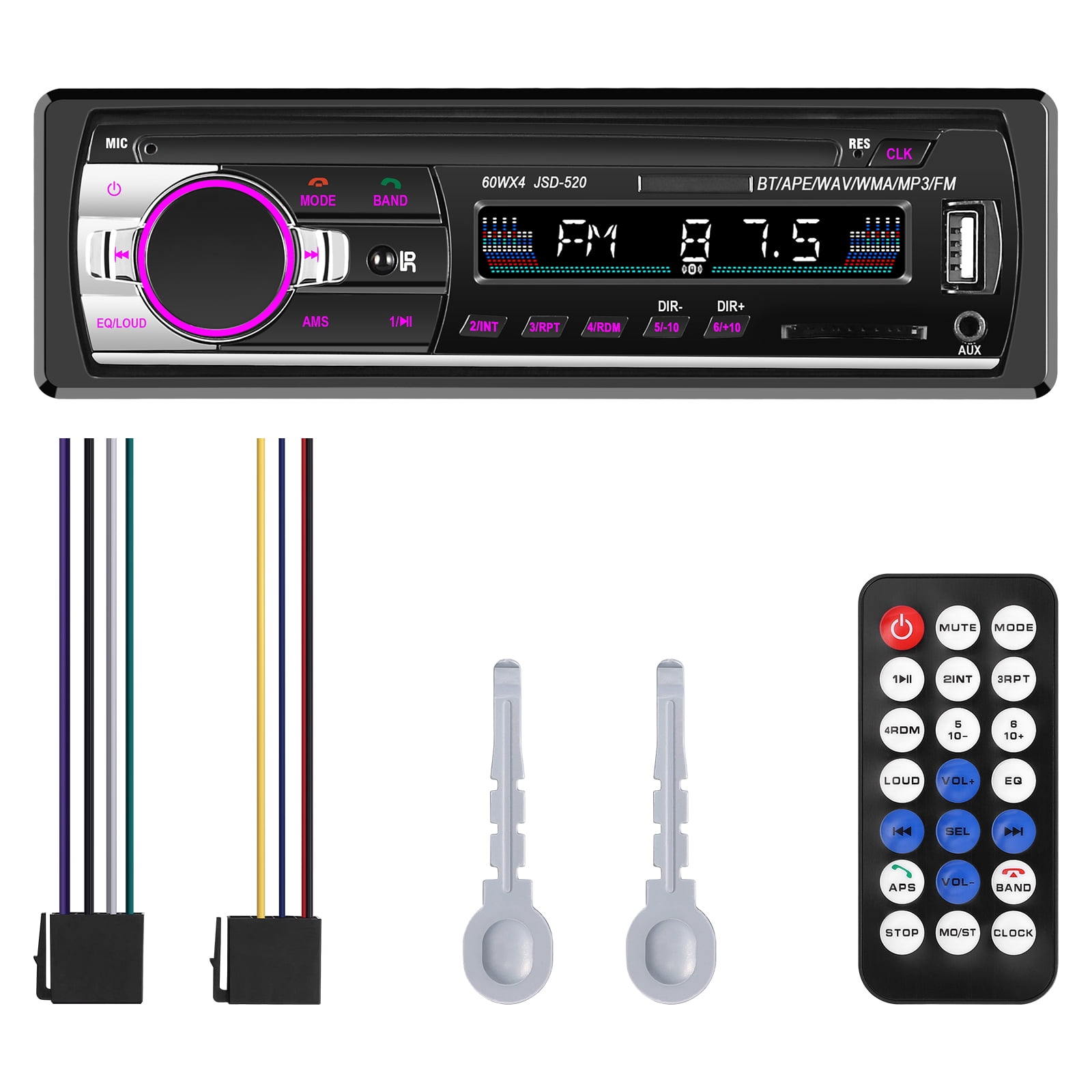 Car Radios CD Player Recorder MP3 Stereo Receiver Para Auto Hands Free