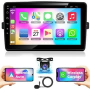 Car Raido for Toyota Sienna 2004-2010, Android 12 2G+32G Sienna Stereo Support Wireless Carplay& Android Auto/Bluetooth/Voice Control/GPS/Back-up Camera/SWC/FM Radio/IPS Touch Split Screen, 9 Inch