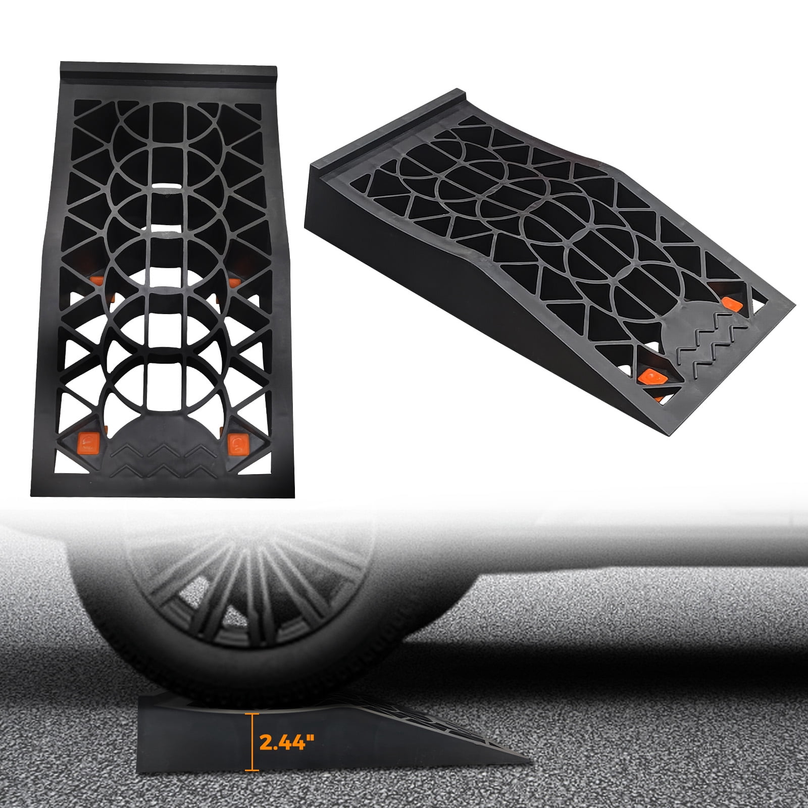 Low Profile Car Ramps Black Widow Low Profile Plastic Car Ramps ...
