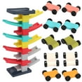 thumbnail image 1 of Car Ramp Toys with 10PCS Mini Cars, Race Track Car Toy with Garages and Parking Lots, Ramp Racer Toy for Birthday Party Holiday Christmas Gift, 1 of 7