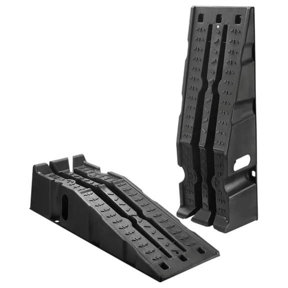 Car Ramps, 2 PCS 16000 lbs GVW Capacity, 6.7 in Lift Height, Portable High Profile Car Service Ramps for Home Garage Maintenance and Oil Changes, Heavy Duty for Truck SUV Vehicle Repair, Black