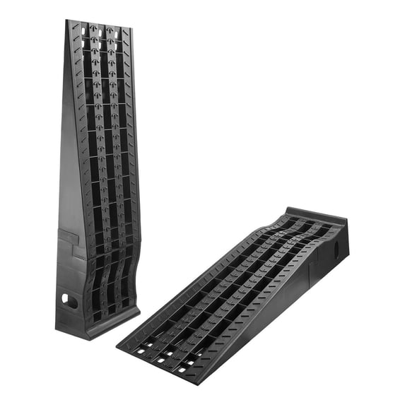Car Ramps 2 Pack 13000 lbs Capacity - Heavy Duty Vehicle Ramps for Oil Change, Truck & Car Maintenance - 6.3" Lift - Portable Garage Ramps
