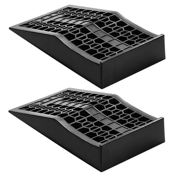 Car Ramps 20000 lbs 2 Pack, Low Profile Portable Car Service Ramps with 2.6" Lift Height, Heavy Duty Auto Maintenance Tool for Oil Change & Garage Service, Fits Low Clearance Vehicles, Black