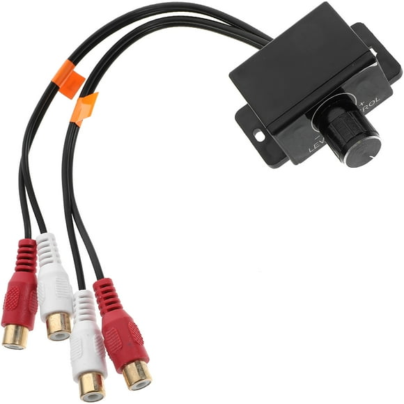 Car Rca Audio Regulator Bass Amp Volume Control Cable Remote Amplifier System Durable Knob for Home Theater